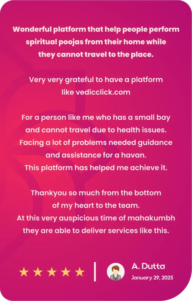 Vedic Click Online Puja Platform Reviews 001