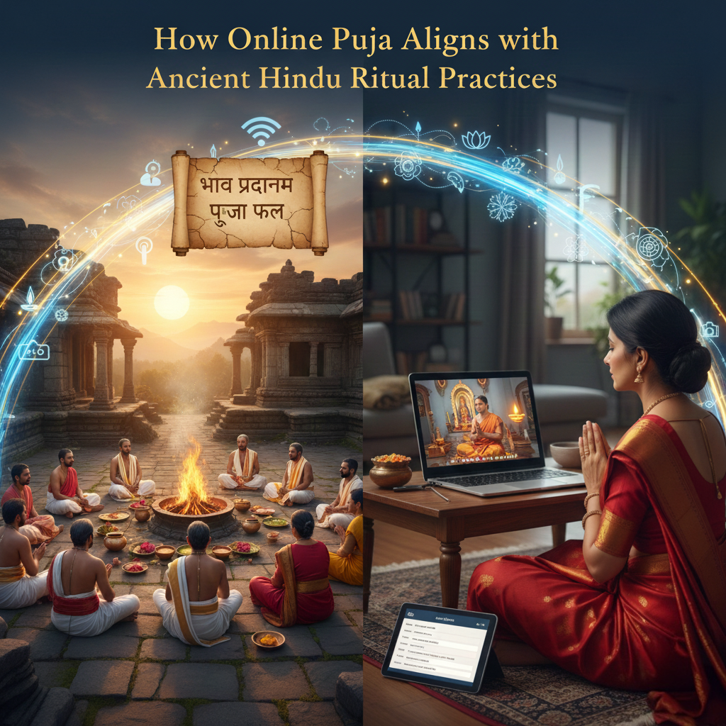 Online Puja, ancient tradition