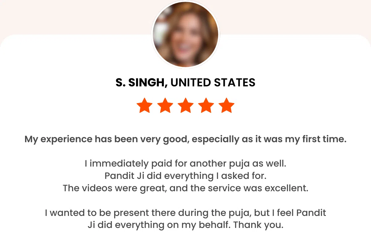 Devotess Exprience - Vedic Click - Online Puja Platform - 01